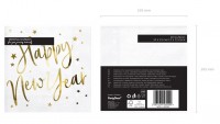 Preview: 20 VIP New Year napkins 33cm