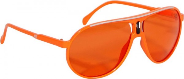 Party disco glasses orange