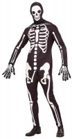 Oversigt: Skelettet knogle kostume Willy til mænd