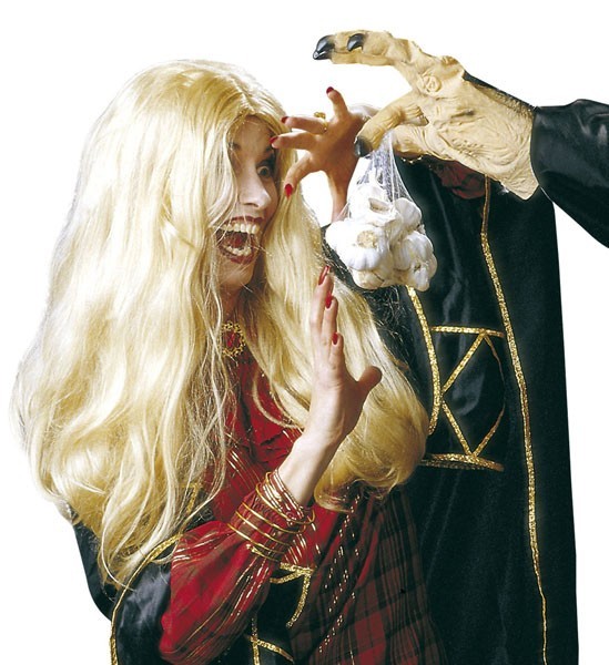 Blonde Lady Dorina vampierpruik
