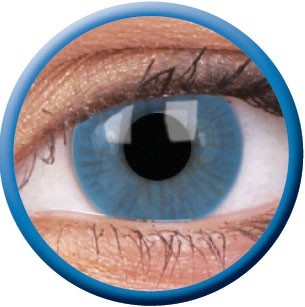 Angel-like blue contact lenses