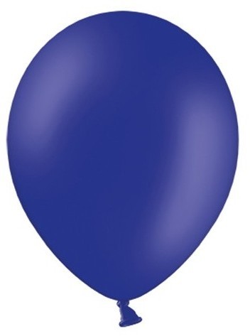 10 party star balloons dark blue 27cm