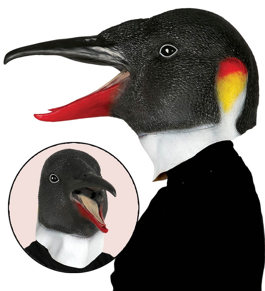 Маска Пингвин. Пингвин маска для детей. Латексная маска пингвина. Шоу маска пингвин
