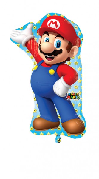 Foil balloon Super Mario figure XL