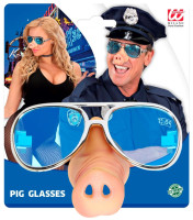 Vorschau: Fliegerbrille mit Schweinenase