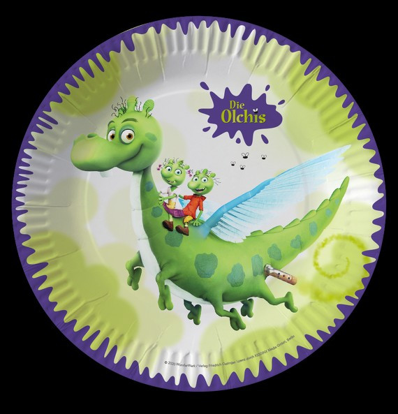 8 The Olchis party plate 23cm