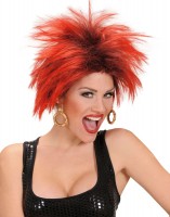 Preview: Hairdresser cut wig red-black