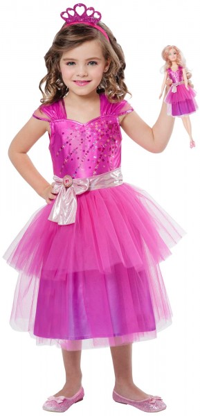 Barbie pink glitter kostume deluxe