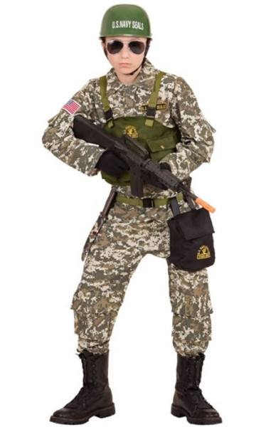 Navy Seal Soldat Kinder Kostüm 3