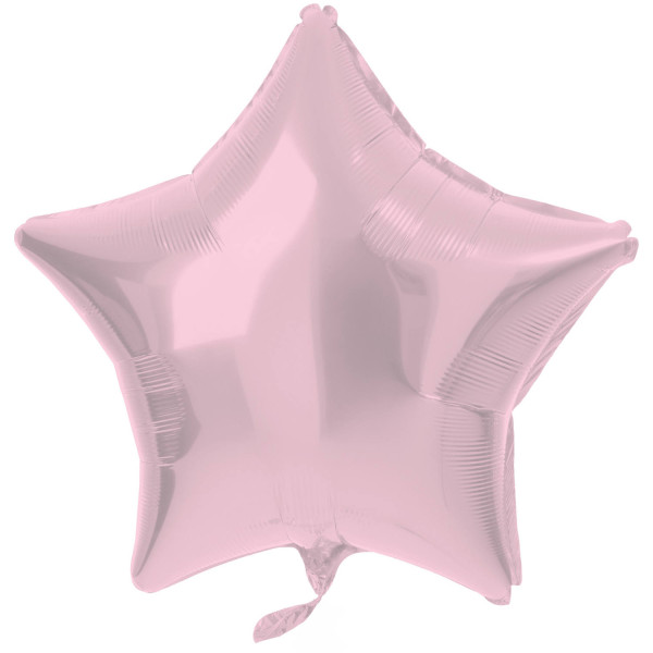 Globo estrella foil cristal rosa 48cm