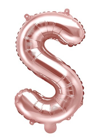 Balon foliowy S różowe złoto 35cm