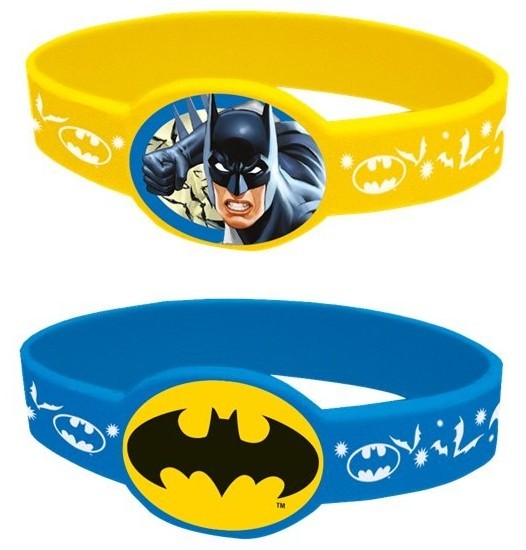 4 pulseras de Batman Hero
