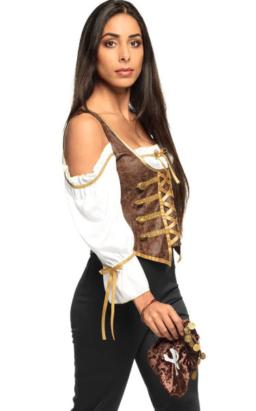Bolso pirata marrón deluxe