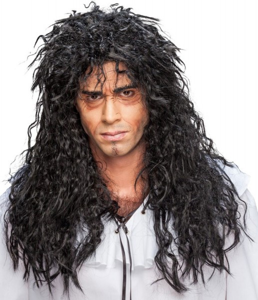 Wild hard rock curly wig