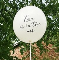 XXL jätteballong Love is in the air 1m