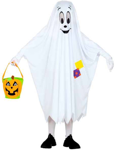 1 Happy Halloween Ghost Kinderkostüm