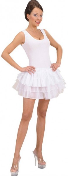 Hvid ballerina nederdel