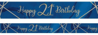 Luxurious 21st Birthday Banner 2,74m