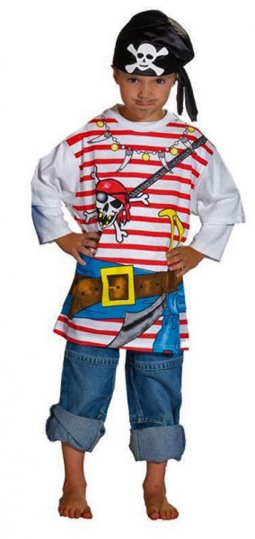 Buccaneer pirate shirt child costume