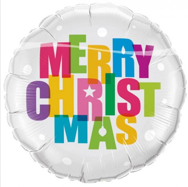 Merry Christmas Ballon 45cm