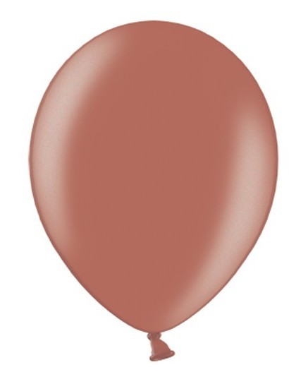 100 lateksowych balonów cappuccino 25 cm