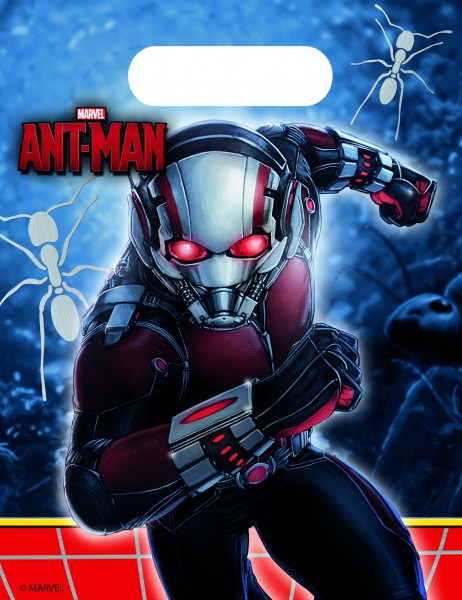 6 sacs cadeaux de super-héros Ant-Man