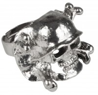 Preview: Skull & Crossbones Ring Silver