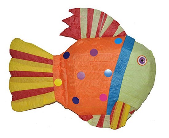 Bunter Fisch Piñata 60cm