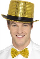 Förhandsgranskning: Topp hatt med paljetter i guld