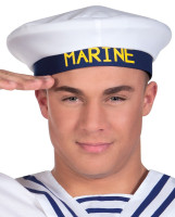 Niebieska czapka marynarska unisex