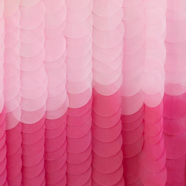 Pretty Pink Eco Curtain 2m x 2m