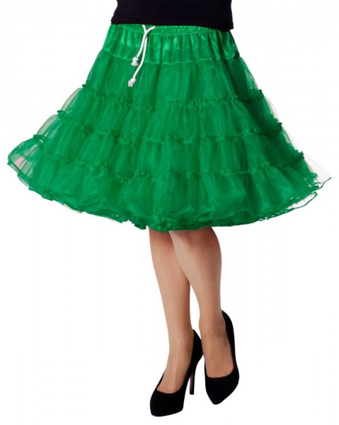 Grüner Premium Petticoat Mehrlagig