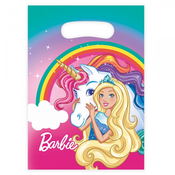 8 bolsas de fiesta Barbie Fantasy World