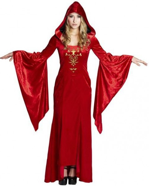 Costume di Halloween Victorian Lady Horror Red