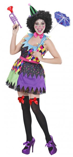 Ladies costume colorful killer clown 4