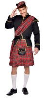 Elegante costume da uomo scozzese