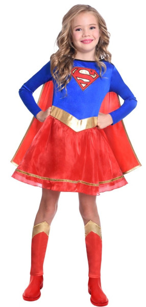 Supergirl licensdräkt för tjejer
