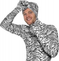 Voorvertoning: Morphsuit met zebrapatroon