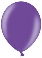 10 Partystar metallic Ballons lila 27cm