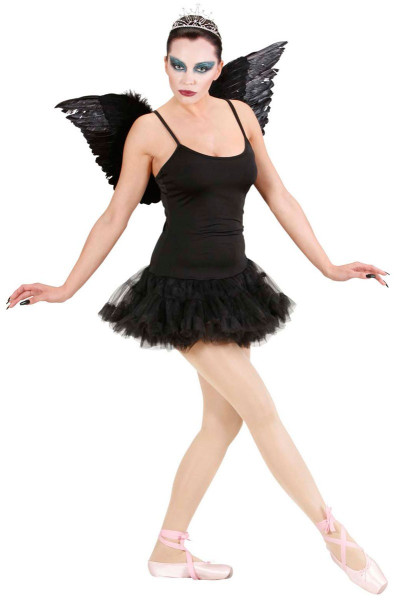 Czarny klasyczny kostium baletnicy 3