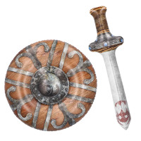 Inflatable sword and shield