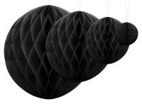 Honeycomb ball Lumina black 40cm