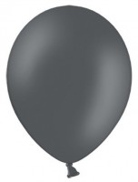 Preview: 100 party star balloons anthracite 27cm