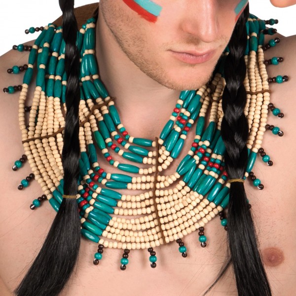 Soleaawa Indianer Perlen Halskette