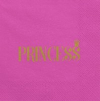 Preview: 20 Princess Tale napkins 33cm