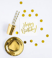 Preview: Golden Birthday party pack 60 pieces