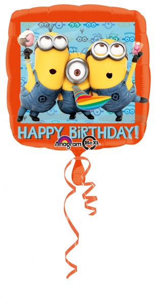 Folienballon Minions Geburtstagsparty