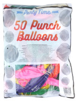 Oversigt: 50 farverige punch bolde