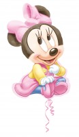 Aperçu: Ballon en aluminium pour bébé Minnie Mouse