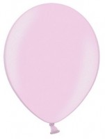 Vista previa: 100 globos metalizados Partystar rosa claro 23cm